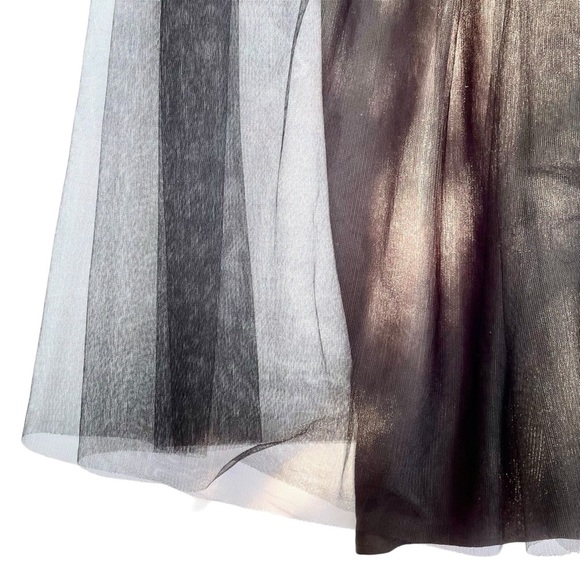 BCBGeneration Black Tulle Maxi Dress XS Backless Balletcore Prom Cocktaill - Picture 10 of 16